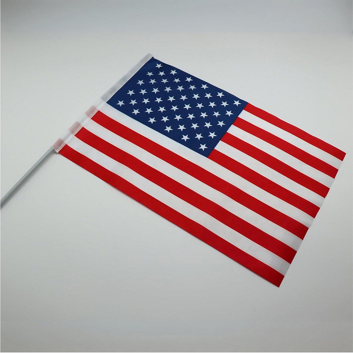 20pcs American USA Flags on Sticks for 4th July Decorations, America Small Flags for Memorial Day Independence Day Decor